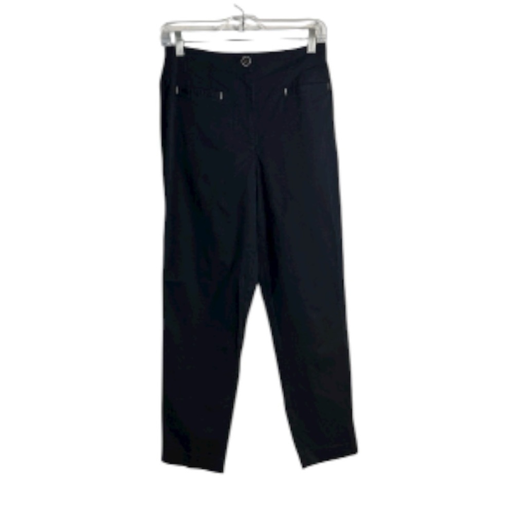 NWT Anthropologie Maeve Navy Blue Slim Leg Pants Size 6